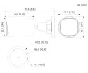 KAMERA AHD, HD-CVI, HD-TVI, PAL HAC-HFW1500RL-0280B-S3-DIP - 5 Mpx 2.8 mm DAHUA