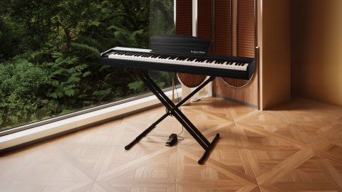 Pianino cyfrowe Kruger&Matz KMDP-45 , kolor czarny mat
