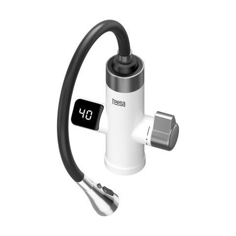 Przepływowy podgrzewacz wody bateria kuchenna z elastyczną wylewką