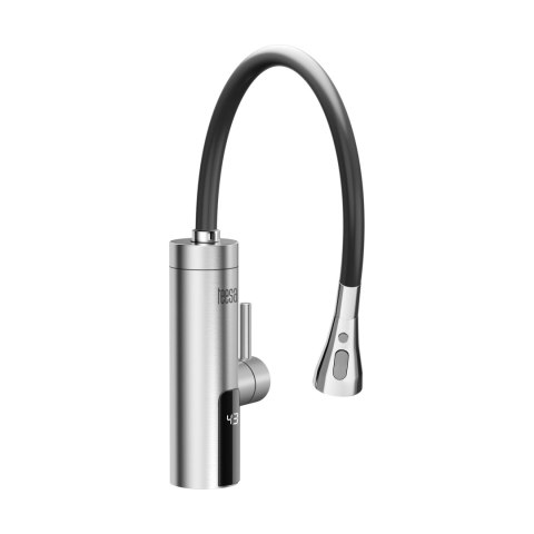 Przepływowy podgrzewacz wody - bateria metalowa kuchenna z elastyczną wylewką