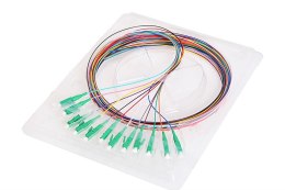 12X PIGTAIL LC/APC SM G657A2 GOLD zestaw 12x 2m