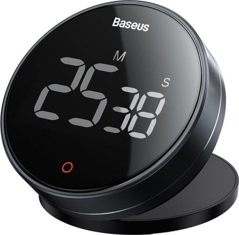 Baseus Heyo Pro obrotowy minutnik czasomierz elektroniczny timer szary