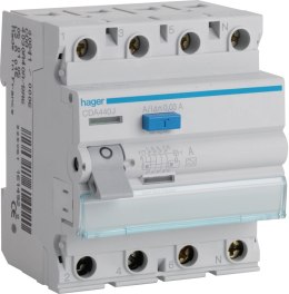 HAGER RCCB Wyłącznik różnicowoprądowy 3P+N 40A 30mA 6kA A CDA440J