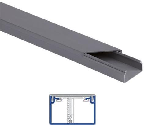 Listwa elektroinstalacyjna kpl. SZARY SLS 40x25 2m (PACZKA 10szt.)