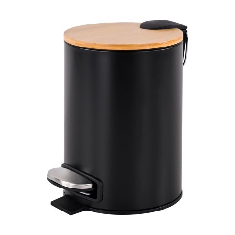 Kosz na śmieci łazienkowy 3l (czarny)