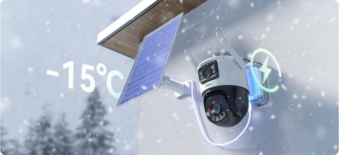Kamera IP Imou AOV Dual 10MP (5MP+5MP) z panelem solarnym 2.4GHz WiFi+4G
