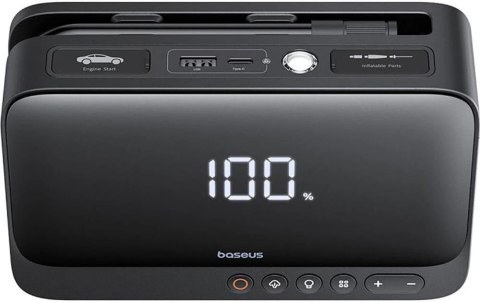 POWERBANK BOOSTER Baseus Super Energy Jump Starter BS-CH013 6000mAh 600A Z LATARKĄ I KOMPRESOREM