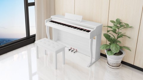 Pianino cyfrowe Kruger&Matz KMDP-155 , kolor biały