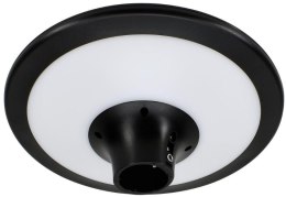 SOLARNA OPRAWA PARKOWA LED SOLUM 20W 2200LM 3000-4000K IP65 CZARNA