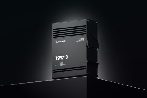 Teltonika TSW210 switch przemysłowy 8xGE 2xSFP PoE+ (TSW210000040) DIN