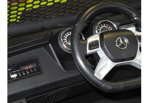 Auto na Akumulator Mercedes Unimog 4x4 Dla Dzieci Światła LED MP3 Biały