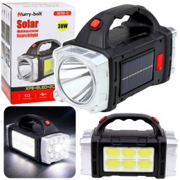 Wielofunkcyjna Latarka Solarna Szerokokątna LED HB-1678 38W