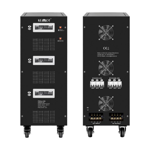 Automatyczny trójfazowy stabilizator napięcia KEMOT PROavr-60k
