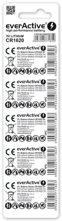 Bateria CR1620 everActive (blister 5 szt.)
