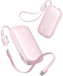 Powerbank Baseus EnerFill FC21 20000 mAh 22,5 W USB-A USB-C różowy z odłączanym kablem Lightning