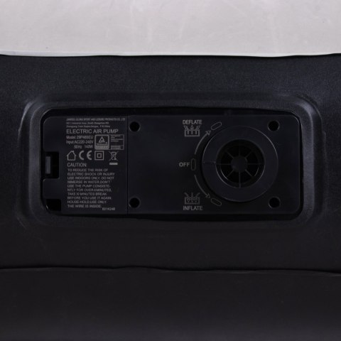 Duży materac pompowany AVENLI z wbudowaną pompką 203x152x30