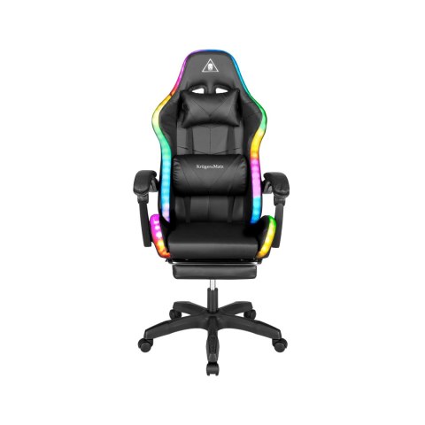 Fotel gamingowy Kruger&Matz GX-150 Czarny LED 7-punktowy masaż