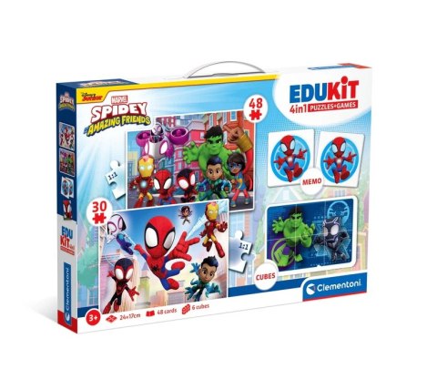 Zestaw Edukacyjny Puzzle Memo Klocki MARVEL SPIDEY Clementoni 18295