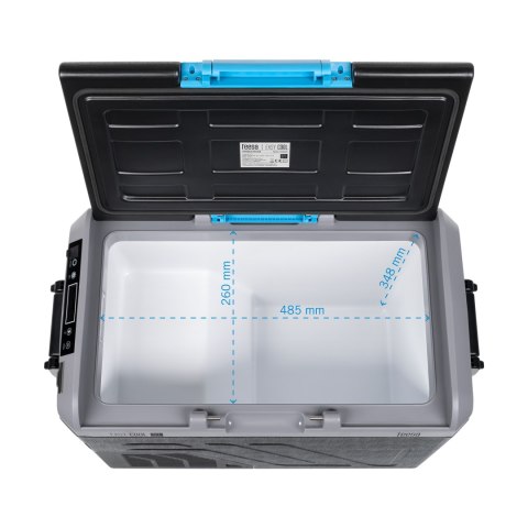 Profesjonalna lodówka turystyczna kompresorowa TEESA z funkcją mrożenia 32L DC12/24 AC 230V możliwość zasilania baterią