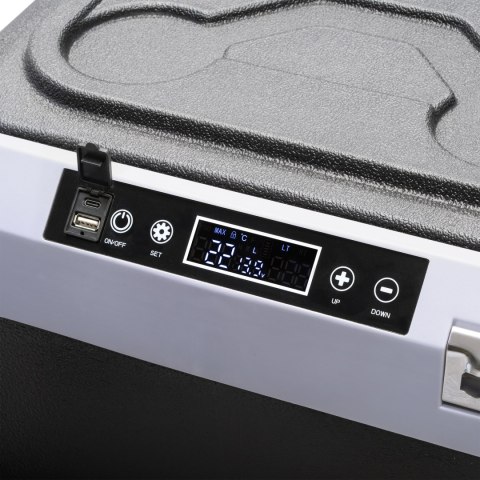 Profesjonalna lodówka turystyczna kompresorowa TEESA z funkcją mrożenia 32L DC12/24 AC 230V możliwość zasilania baterią