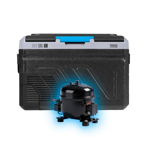 Profesjonalna lodówka turystyczna kompresorowa TEESA z funkcją mrożenia 40L DC12/24 AC 230V