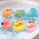 Zestaw Gumowe Zwierzątka Edukacyjne Do Kąpieli Zabawy Pastelowe 6 szt.