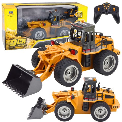 Spychacz Ładowarka Koparka Zdalnie Sterowana RC Huina 1:18
