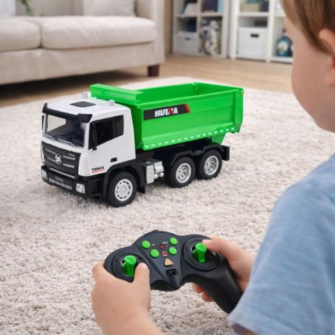 Wywrotka Ciężarówka Zdalnie Sterowana RC Huina Zielona 1:18