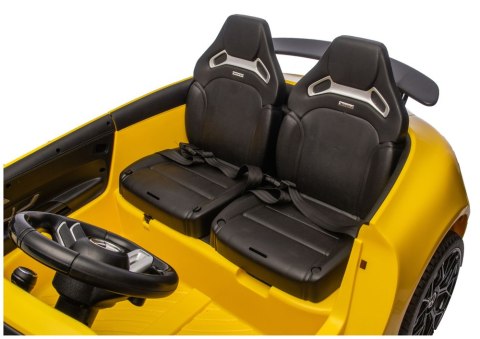 Auto Na Akumulator Mercedes GT63 AMG DK-GT63 24V LCD Żółty