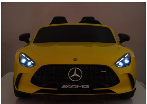 Auto Na Akumulator Mercedes GT63 AMG DK-GT63 24V LCD Żółty