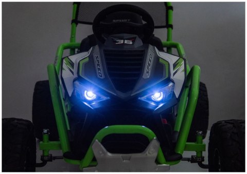 Pojazd Na Akumulator DM-107 24V7 DRIFT Cichy Silnik Zielony