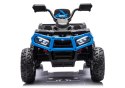 Quad Na Akumulator ATV 6 Kół Z Przyczepką JC606 24V 4x4 Niebieski