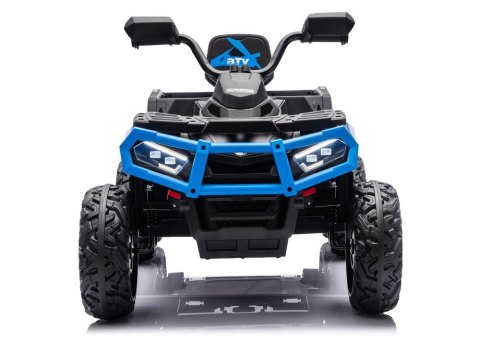 Quad Na Akumulator ATV 6 Kół Z Przyczepką JC606 24V 4x4 Niebieski