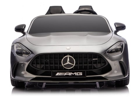 Auto Na Akumulator Mercedes GT63 AMG DK-GT63 24V LCD Cichy Silnik Szary