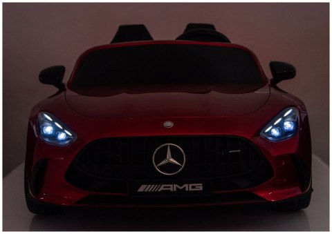 Auto Na Akumulator Mercedes GT63 AMG DK-GT63 24V LCD Czerwony Lakierowany