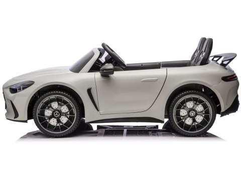 Auto Na Akumulator Mercedes GT63 AMG DKGT63 24V LCD Lakierowany Jasno Szary