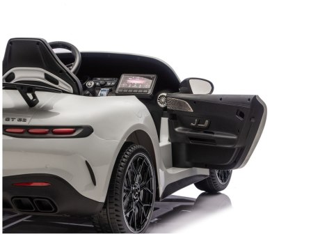 Auto Na Akumulator Mercedes GT63 AMG DKGT63 24V LCD Lakierowany Jasno Szary