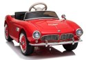 Auto na Akumulator BMW Retro Dla Dzieci Pilot LED MP3 Czerwone Lakierowane