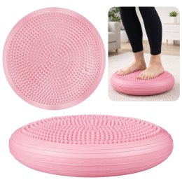 Poduszka Sensomotoryczna Do Ćwiczeń Dysk Równoważny Jeżyk Różowy 34 cm