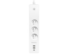 INTELIGENTNA LISTWA ZASILAJĄCA OR-SH-17520/W (3 GNIAZDA + 2 USB + 1 USB-C) 1.8 m ORNO