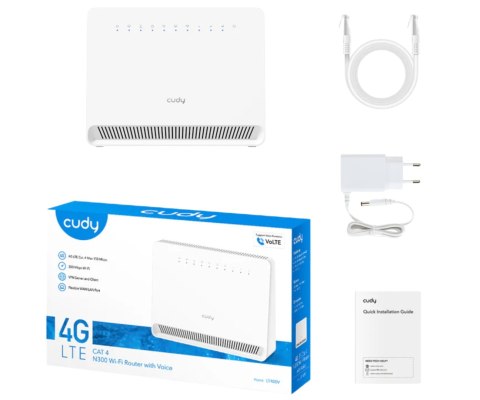 PUNKT DOSTĘPOWY 4G LTE + ROUTER LT400V 2.4 GHz 300 Mb/s CUDY