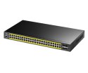 SWITCH POE GS2048PS4-720W 48-PORTOWY SFP+ CUDY