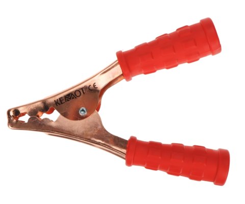 ZACISK KROKODYLOWY KRO-400/R CZERWONY KEMOT