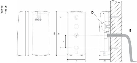 CZYTNIK ZBLIŻENIOWY PRT62EM