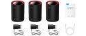 DOMOWY SYSTEM WI-FI MESH M3000(3-PACK)-BLACK Wi-Fi 6 2.4 GHz, 5 GHz, 574 Mb/s + 2402 Mb/s CUDY