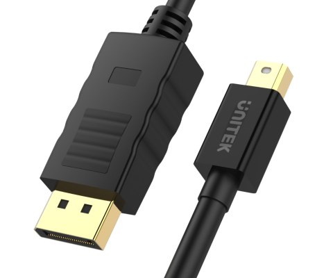 PRZEWÓD DP-W/DP-MINI-W-2M DISPLAYPORT / MINI DISPLAYPORT 4K UHD 2 m UNITEK