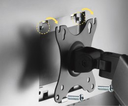 UCHWYT BIURKOWY DO MONITORA, NA SPRĘŻYNIE GAZOWEJ BRATECK-LDT46-C024E BRATECK