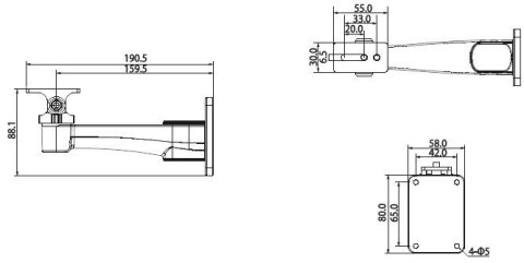 UCHWYT DAHUA PFB121W