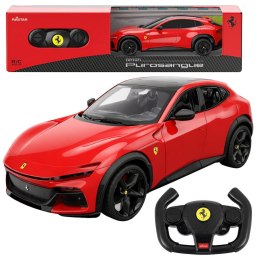 Auto Ferrari Purosangue Samochód Zdalnie Sterowany RC Czerwone Rastar 1:24
