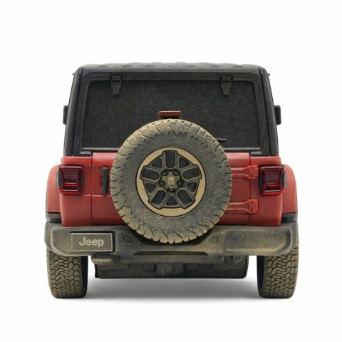 Auto JEEP Wrangler Rubicon-Muddy Zdalnie Sterowane RC Czerwone Rastar 1:24
